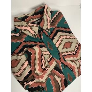 VTG Western Signatures by‎ Ed's West Men's  L Southwestern Cowboy Rodeo Ranch